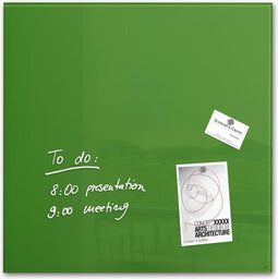 Sigel glasmagneetbord - Artverum - 48x48cm - groen - SI-GL253