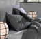 Zohome Kussensloop Satinado - Kussenhoes van 80x80 cm - Set van 2 stuks - 100% Katoen-Satijn - Antraciet