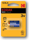 Kodak 30956223 - Batterij CR123 - Lithium 1500 mAh - 16 g