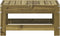 vidaXL - Tuinvoetenbank - 62x30x32 - cm - geïmpregneerd - grenenhout