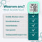 Ease Electronicz Hygrometer - Weerstation - Luchtvochtigheidsmeter - Thermometer - Inclusief CR2032 batterij en plakstrip