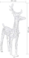 vidaXL - Kerstdecoratie - rendieren - en - slee - 280x28x55 - cm - acryl