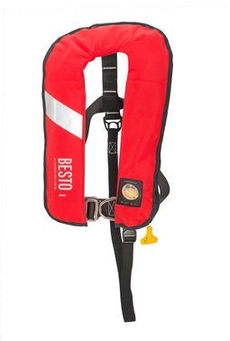 Besto Automatic Hammar 300N - Automatisch reddingsvest - Harnas - Rood
