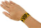 Sigel evenementenbandjes - super soft - 255x25mm - goud met VIP opdruk - 120 stuks- SI-EB217