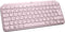 Logitech MX Keys Mini - Draadloos Toetsenbord - Slimme Verlichting en Meerdere Apparaten - Roze