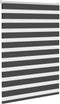 vidaXL - Zebra - rolgordijn - 115x100 - cm - stofbreedte - 110,9 - cm - zwart