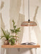 GOOD&MOJO Hanglamp Pantanal - Zeegras/Zwart - Ø45cm - Modern - Hanglampen Eetkamer, Slaapkamer, Woonkamer