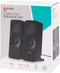 Sologic luidsprekerset - 2 x 5 Watt - Compact met USB en 3,5 mm jack - Zwart