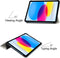 Lunso - Geschikt voor iPad 10 (2022) - Tri-Fold Bookcase hoes - Lazy Cat