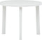 vidaXL - Tuintafel - 89 - cm - kunststof - wit