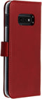 Selencia Galaxy S10e - Echt Lederen Bookcase - 3 Pashouders - Rood