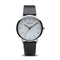 BERING 13436-404 - Horloge - Leer - Zilverkleurig - Ø 36 mm