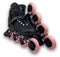 Roces Warp Thread 84 - Dames - Skeelers - Cool Breath - Zwart - Roze 42