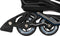 Nijdam Circuit Cruiser - Inline Skates - Alu chassis - Maat 38 - Zwart
