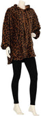 Apollo Ladies Huggle Hoodie Print Bruin