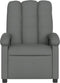 Fauteuil verstelbaar stof donkergrijs