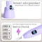 Sansbeauté® 3-in-1 Ladyshave - Scheerapparaat Vrouw - Waterproof - USB Oplaadbaar - Purple Edition