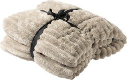 Dutch Decor - RICKY - Plaid 150x200 cm - superzacht - warm en donzig - Pumice Stone - beige