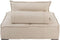 J-Line Zetel 1 Zit Poef Linnen Beige