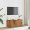 vidaXL - Tv-meubel - 80x34x35,5 - cm - bewerkt - hout - oud - houtkleurig