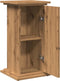 vidaXL - Sokkel - met - opbergruimte - 31x30x60 - cm - hout - artisanaal - eikenkleur