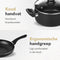 Rochester Pannenset - 18-delig - Aluminium - Non-stick - Incl. Deksel - Zwart