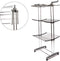 Bathroom Solutions Wasrek-droogrek - zwart-wit - 80 x 57 x 165 cm