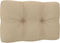vidaXL Bankkussens pallet 2 st beige