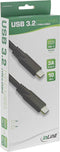 InLine 35705A - USB-C naar USB-C kabel - USB3.2 tot 10 Gbit/s - Zwart