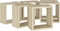 vidaXL - Wandschappen - kubus - 6 - st - 30x15x30 - cm - sonoma - eikenkleurig