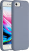 Accezz Liquid Silicone Backcover - iPhone SE (2022 / 2020) / 8 / 7 - Schokabsorberend - Paars