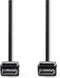 DisplayPort-Kabel - DisplayPort Male - DisplayPort Male - 4K@60Hz - Vernikkeld - 3.00 m - Rond - PVC - Zwart - Polybag