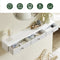 SoBuy FRG43-L-W - Wandplank met 3 lades - Zwevend wandrek - Wit 90x15x10cm
