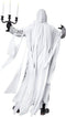 Dressforfun Huiveringwekkende geest XL - kostuum Halloween - lang gewaad met masker en handschoenen - wit