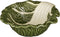 Mica Decorations Schaal Kool - L11,5 x B10,5 x H4 cm - Keramiek - Donkergroen