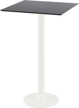 Urban Statafel Wit Frame + Zwart HPL 70x70 cm - Essentials 130051077