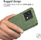 imoshion Hoesje Geschikt voor Motorola Edge 40 Neo Hoesje Siliconen - imoshion Rugged Shield Backcover - Donkergroen