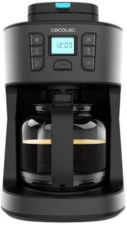 Cecotec Coffee 66 Grind & Drop - Digitale filterkoffiemachine - Ingebouwde bonenmaler 1,8L 12 koppen RVS