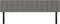 vidaXL - Hoofdborden - 2 - st - 80x5x78/88 - cm - stof - donkergrijs