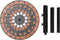 vidaXL - Parasolvoet - rond - 12 - kg - terracotta - wit