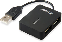 Equip 128952 - USB 2.0 Hub - 4 poorten - Zwart