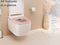 VitrA V-Care Basic - Toiletset 37x56 cm - Slim Luxe Wandcloset met Bidetfunctie - Wit
