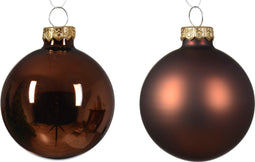 Kerstbal glas d6 cm esprss ass 20st kerst