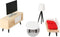 Small Foot - Houten Poppenhuis Meubeltjes Set - 28dlg (28 dlg)