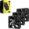 Corsair iCUE LINK RX120 - Ventilator - 3x 120mm - Zwart (3 stuks)