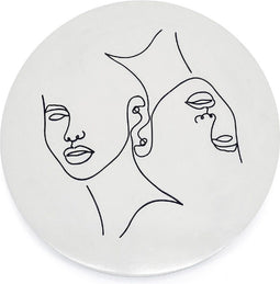Furnilux Wanddecoratie - Abstract Groot - Clay Kleur