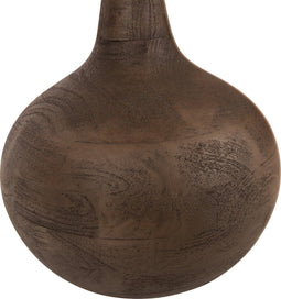 PTMD Flos Grey Mango Wooden Side Table Round