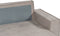 KARILA - Hoekbank met opbergruimte - Taupe - Linkszijdig - Polyester