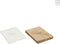 J-Line decoratie Papier Antiek - papier - wit/beige - small - 2 stuks