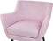 DRAMMEN II - Chesterfield fauteuil - Roze - Polyester